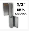 [BCB12802MM] BISAGRA CON BANDERA 12 X 80 X 2mm (1/2 X 3) LIVIANA